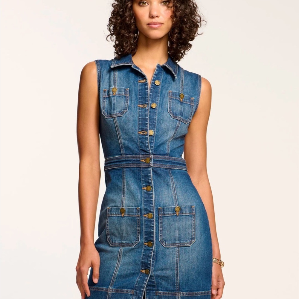 Ramy Brook Juliet denim dress / size 25